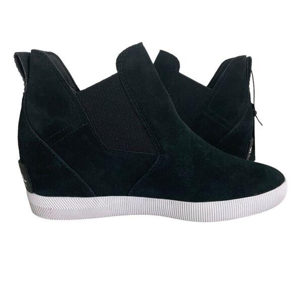 Sorel Black Out N About Slip On Wedge Boots Waterproof Size 11 NEW - Picture 4 of 11